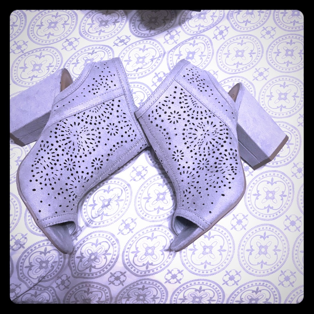 Beautiful gray shoes